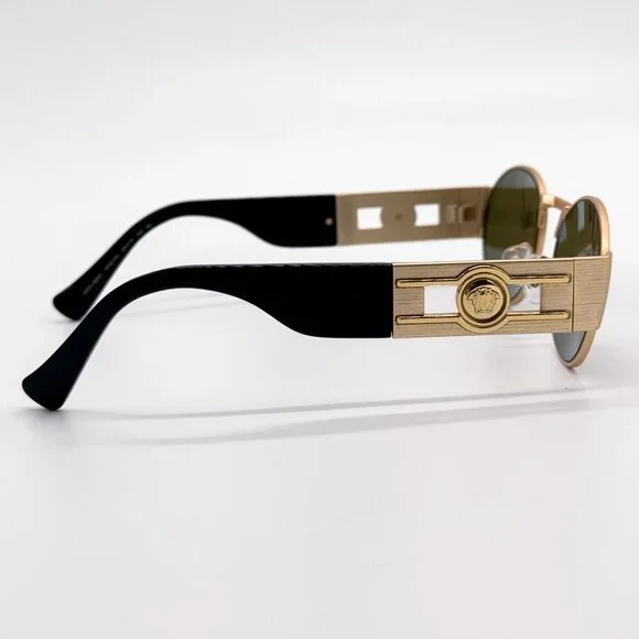 NEW VERSACE SUNGLASSES VE2264 10025A GOLD WOMEN EYEWEAR  display picture 3